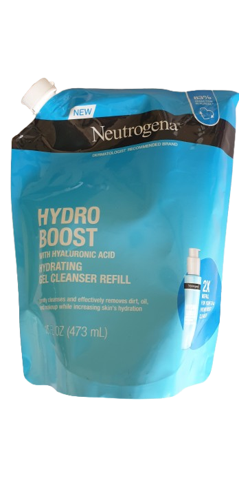 Neutrogena Hydro Boost Hydrating Facial Cleansing Gel Refill Pouch (16 F... - $14.01