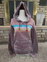 Billabong 2013 Graphic Hoodie Sweatshirt Womans Sz Small Surf Skater Grunge - $39.60