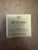 Cle de Peau Beaute Eye Contour Cream Supreme Travel 2ml .06 oz - £23.92 GBP