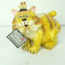 Orange Kitty Coin Bank Talking Piggy Bank Kookie Kritters Doug Harris Ru... - £30.62 GBP