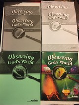 Abeka Grade 6 Observing God’s World 4e Science Lot Set Student Teacher T... - £58.42 GBP