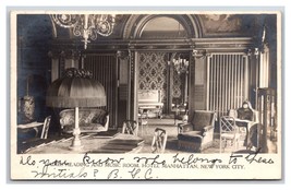 RPPC Donna Lettura &amp; Musica Room Hotel Manhattan New York Nyc 1905 Cartolina V14 - £20.80 GBP