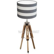 Nauticalmart Classical Designer Chrome Finish Tripod Table Lamp Stand. - £103.49 GBP