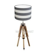 NAUTICALMART CLASSICAL DESIGNER CHROME FINISH TRIPOD TABLE LAMP STAND. - $2,427.19 MXN