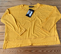 attitudes by Renee NWT Women’s long sleeve pullover sweater size L yellow D7 - £13.15 GBP