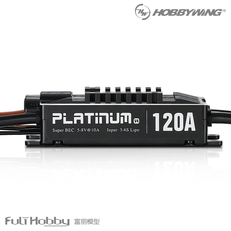 Platinum 120A V4 RC Model Brushless Motor ESC Speed Controller Fit for 505 550 6 - £106.72 GBP