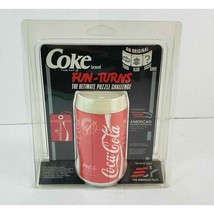 Vintage 1992 Coke Fun-Turns Puzzle Coca-Cola Games Puzzle Soda Can RARE NOS - £23.79 GBP