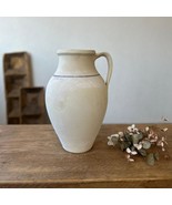 Antique Turkish Terracotta Vase - Vintage Pottery Clay Pot - £149.21 GBP