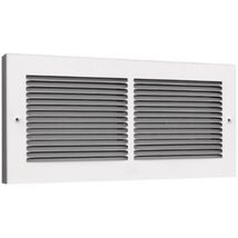Truaire C123RW 24X6 Baseboard Return Air Grille, 24" x 6", White - $24.95