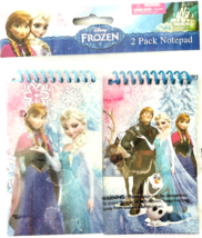Disney Frozen 2 Pack Notepad Small Spiral Bound Animated Film Ages 3+ New - £3.13 GBP