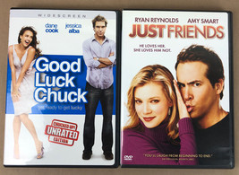 Just Friends, Good Luck Chuck DVD lot Dane Cook Jessica Alba Amy Smart R.Reynold - £8.87 GBP