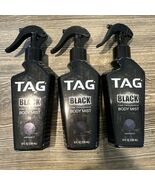 (3) Tag Men’s Black Fine Fragrance Body Mist 8oz EXP 2027 - €21,93 EUR