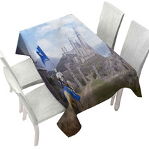 Cool Art Fantasy Castle The knights Journey Tablecloth - $52.25 CAD+