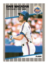 1989 Fleer #41 Dave Magadan New York Mets - £1.49 GBP