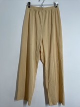 Vtg Vanity Fair 38 Yellow High Waist Tricot Nylon Pull On Sleep PJ Pants USA - £20.91 GBP