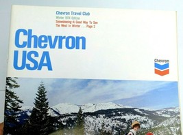Winter 1974 Chevron USA Travel Club Magazine Snowshoeing Christmas Tennis - $16.32
