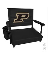 Purdue Boilermakers Stadium Seat NCAA Premium Foldable Pocket Black Gold - $1,565.49 MXN