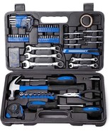 CARTMAN 148 Piece Tool Set General Household Hand Tool Kit BLUE  - NEW - $35.99
