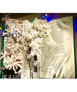 The Story That Bloomed – Upcycled Book Art Sculpture | Literary Floral B... - $49.00