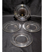 Vintage FOSTORIA 7.5&quot; Luncheon / Salad Plate CAROUSEL Pattern - EUC Set ... - €19,73 EUR
