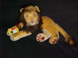 14&quot; Steiff Mohair Leo Lion Straw Stuffed With Tags Number 0111/21 - $98.99