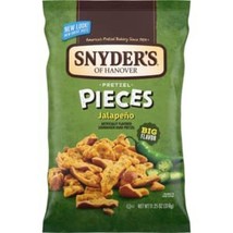 Snyder&#39;s JALAPENO PRETZEL PIECES 12oz. (Pack of 5) - $40.58