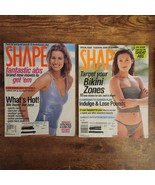 Lot 2 Shape Magazines April, May 1999 Niki Taylor &amp; Malia Jones Cover Fi... - $15.00