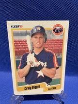 Craig Biggio # 224 1990 Fleer Baseball Card  - £11.79 GBP