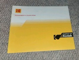 VTG Italian Kodak Photo Folder Holder Stampati Da Ingrandimenti Colori - $14.99