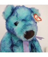 Ty Beanie Buddy Bluebeary Blueberry Bear 16&quot; Plush Retired (1999) with Tag - $25.68 CAD