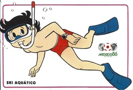 ⭕vtg pocket calendar SPORT-BILLY 1986 MEXICO 86 N.º82 SKI - $92.91 MXN