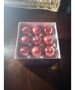 Martha Stewart 27 Glass Ornaments red Christmas-Brand New-SHIP SAME BUSI... - £46.24 GBP