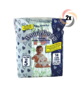 2x Packs BunnyHugs Medium Size #5 | 14 Diapers Per Pack | Fast Shipping - $500.07 MXN