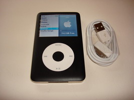 Apple Ipod Classic 6TH Gen. Cu St Om Black 80GB...NEW Battery... - $139.99