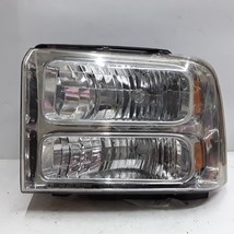 05 06 07 Ford F250 F350 left drivers composite headlight assembly OEM Chrome bac - $49.49