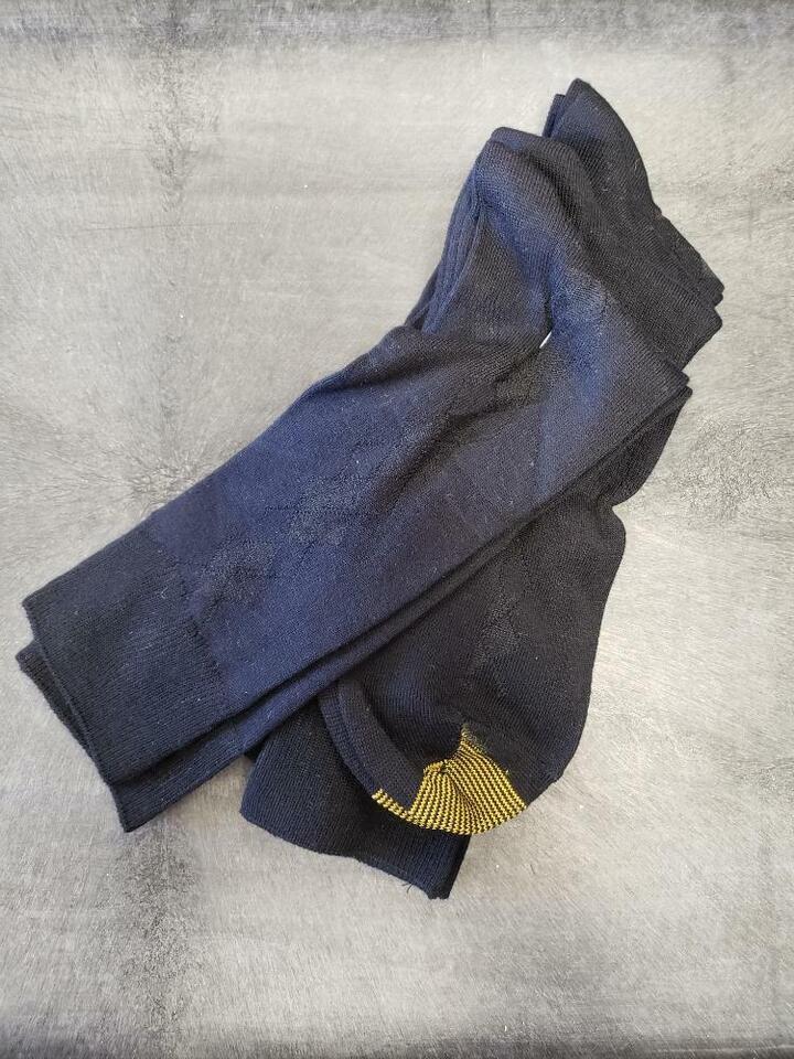 Mens Dress Socks Black 4PK One Size - $10.26