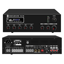 CMX Audio EA-120 Compact Mixer Amplifier with USB/SD/FM/BT, Black - £273.31 GBP