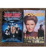 Star Trek Lot of 2 Next Generation All Good Things Voyager Mosaic Hardcover - $12.19 CAD
