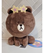Official Licensed Authentic Line Friends 6&quot; Brown w/ Star Shape Sunglass... - $14.84