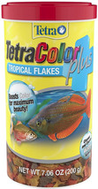 Tetra TetraColor Plus Tropical Flakes Fish Food Boosts Color for Maximum Beauty  - £23.25 GBP