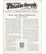 Weekly Philatelic Gossip October 20, 1934 Stamp Collecting Magazine - £3.88 GBP