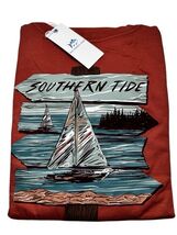 Southern Tide Skipjack L/S Sign To Sail T-Shirt.SZ.L.NWT.MSRP$52.00 - $40.00