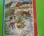 NEW, SEALED, Springbok  &quot;Christmas Tree Farm&quot; Winter Scene 500 Pc. Jigsa... - $18.69