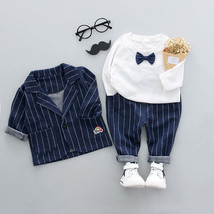 2021 autumn children&#39;s suit three-piece children&#39;s suit suit Korean version of t - £23.55 GBP