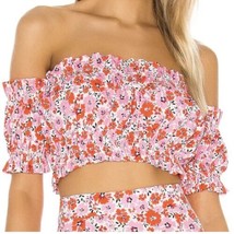 Yumi Kim Floral Cropped Cruise Top XS New - £29.60 GBP