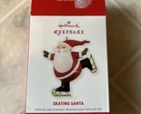 Hallmark Christmas Ornament Keepsake 2013 Limited Edition &quot;Skating Santa&quot; - $17.20