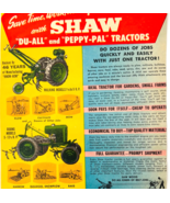 1949 Shaw Garden Tractors Peppy Pal Advertisement Agriculture Machinery ... - $459.19 MXN