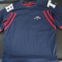 Vl Ntage Tommy Hilfiger Reversible Football Jersey Shirt Size L/XL RED/BLUE - £32.07 GBP