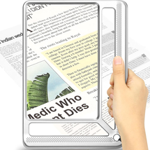 5X Full Page Magnifying Glass for Reading, Lightweight Rectangular Magni... - $20.20