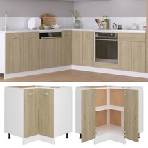 Corner Bottom Cabinet Sonoma Oak 75.5x75.5x80.5 cm Engineered Wood - £59.39 GBP